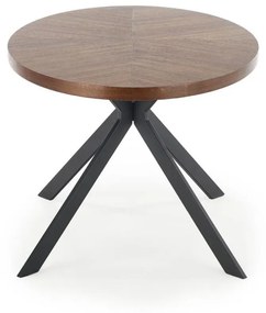 Masa de bucaterie Locarno, nuc/negru