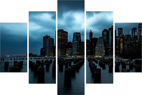 Tablou - Privire spre Zgârâie nori din New York (150x105 cm)