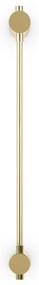 Aplica de perete LED design liniar Rotta auriu 63,5cm