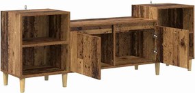 vidaXL Cabinet TV Lemn Vechi 160 x 35 x 55 cm Lemn compozit