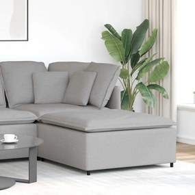 vidaXL Taburet modular pentru canapea, gri nor, 100x100x48 cm