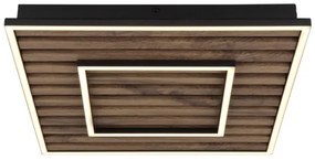 Plafonieră LED Globo 67345D1 WOODY LED/36W/230V 3000K 45x45 cm