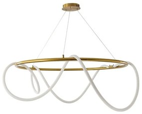Lustra led , Neo Gold 80 cm, 70w