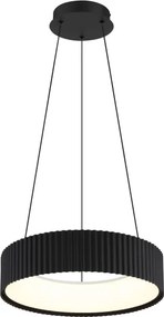 Globo 15924S - Candelabru LED suspendat pe cablu KEMP LED/45W/230V, Ø 46 cm, negru