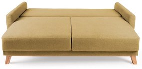 Canapea extensibilă Bonami Selection Pop, galben