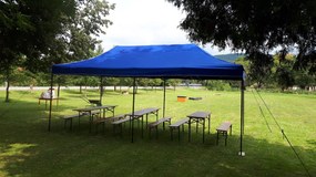 ShopJK CORT PAVILION PROFI 3X6 M ROȘU