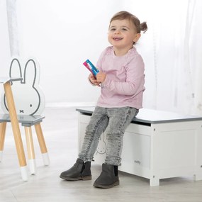 Cutie de depozitare pentru copii albă 60x32x30 cm Miffy – Roba