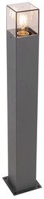 Lampă de podea modernă pentru exterior 70 cm gri închis IP44 - Denmark