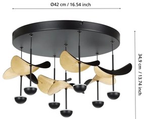 Plafonieră LED dimabilă Eglo 390411 DRACERA 7xLED/2,3W/230V 3000K