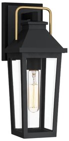 Quoizel QZ-BUCKLEY-S-MBK - Aplica de exterior pentru perete Buckley S 1xE27/40W/230V IP44