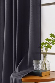 Draperie gri inchis OXFORD 140x250 cm Agatat: Inele metalice