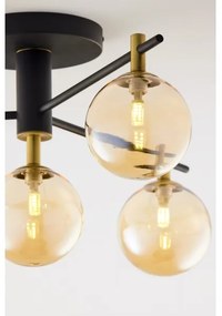 Lustră aplicată Jupiter 2031 FIGARO 4xG9/10W/230V negru/auriu/bej