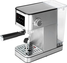 Aparat de espresso 7-în-1 Camry CR 4389, 1200 W, 20 bar, 1,7 l, control PID, panou LCD tactil, încălzire cești, extracție la rece, oțel inoxidabil