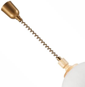 Lustr rabatabil RAMONA 1xE27/60W/230V bej/ maro deschis