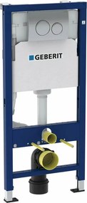 Set rezervor WC cu cadru incastrat Geberit Duofix cu set fixare si clapeta crom Delta20