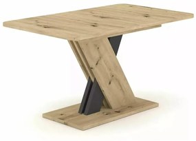 Masa extensibila Exel stejar artizan/antracit L140-180 cm