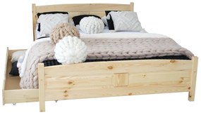 Expedo Pat înalt ANGEL + somieră GRATIS, 120x200cm, natural-lac