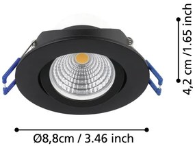 SET 3x corp de iluminat LED încastrat dimabil SALICETO LED/6W/230V Eglo 900747
