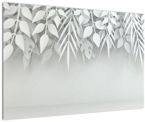 Tablou - Frunze de plasitic (90x60 cm)