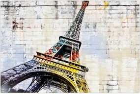 Tablou - Arta digitală a Turnului Eiffel (90x60 cm)