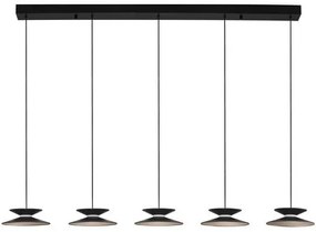 Lustra cu 5 pendule LED design modern Morfi