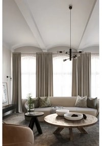 Lustră pe cablu DUOMO 3D 3xE27/60W/230V negru