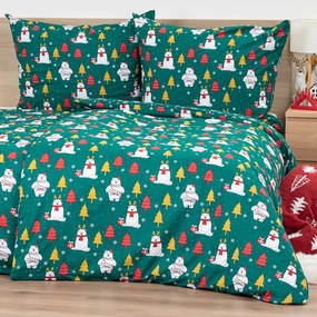 Lenjerie de pat din bumbac 4Home Polar Bear, 140 x200 cm, 70 x 90 cm