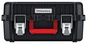 Cutie pentru scule cu încuietori metalici 44,5 x 36 x 33,7 cm, negru