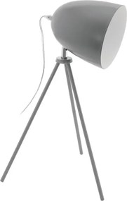 Eglo 33094 - Lampă de masă DUNDEE, 1 x E27 / 60 W / 230 V, gri
