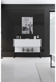Măsuță consolă Luna 4 (Negru + Alb) . 1102307