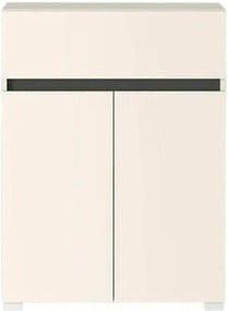 Comoda LONDON 7, casmir/gri antracit, PAL, 70x38x94 cm