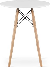 Masa de sufragerie alba OSLO 60x60