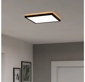Plafonieră LED de exterior Eglo 901442 ROVITO 13,4W/230V 29x29 cm IP44 negru