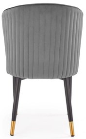 Scaun de bucaterie Dio, gri/negru