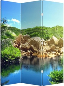 Paravan - Lac în jungla din Seychelles (126x170 cm)