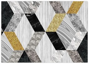 Tablou pe sticlă - Decor texturat (70x50 cm)