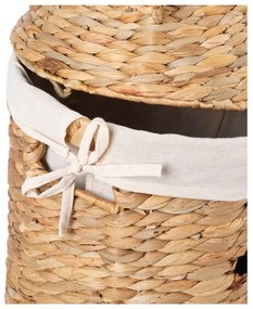 Coș de jucării pentru copii în culoare naturală din zambilă de apă ø 30x56 cm Bear – Compactor