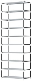 Suport pantofi cu buzunare laterale 160 x 58 cm - negru