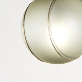 Lampă de perete SIRU FLORET 1xE14/40W/230V maro/gri sticlă venețiană