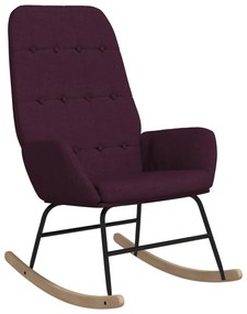 341263 vidaXL Scaun balansoar, violet, material textil