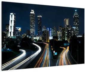 Tabloul metropolei nocturne (90x60 cm)