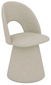 Scaun de sufragerie bej tapițat Kalo – Makamii