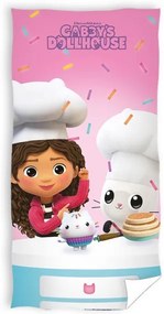 Gabby's Dollhouse Baking prosop de baie, prosop de plajă 70x140cm