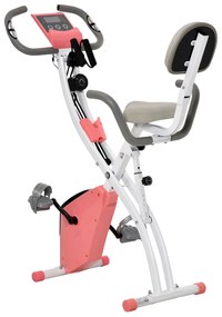 Bicicleta pliabila 2 in 1, bicicleta fitness, bicicleta pentru sport 97x51x115cm HOMCOM | Aosom Romania