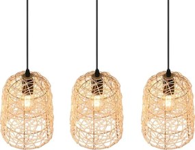 Reality - Lustră suspendată pe cablu LOVIS, 3xE27/40W/230V, negru