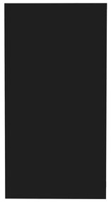 Masa laterala, negru, 50x26x50 cm, PAL 1, Negru