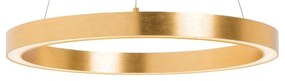 Lustra LED design modern circular CARLO auriu, diametru 40cm