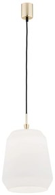 Lustra / Pendul modern design scandinav IRUN 25cm alb opal