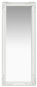 vidaXL Oglindă de perete in stil baroc, alb, 50 x 120 cm