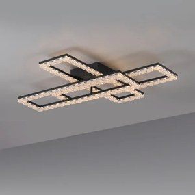 JUST LIGHT. 14733-18 - LED Plafonieră GLITRA LED/35W/230V neagră